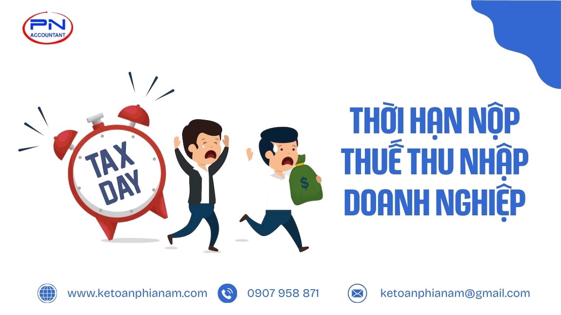 Quy định thời hạn nộp thuế thu nhập doanh nghiệp