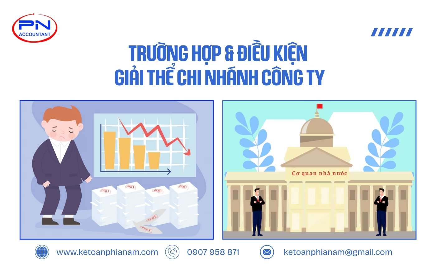 Các trường hợp và điều kiện giải thể chi nhánh công ty, doanh nghiệp