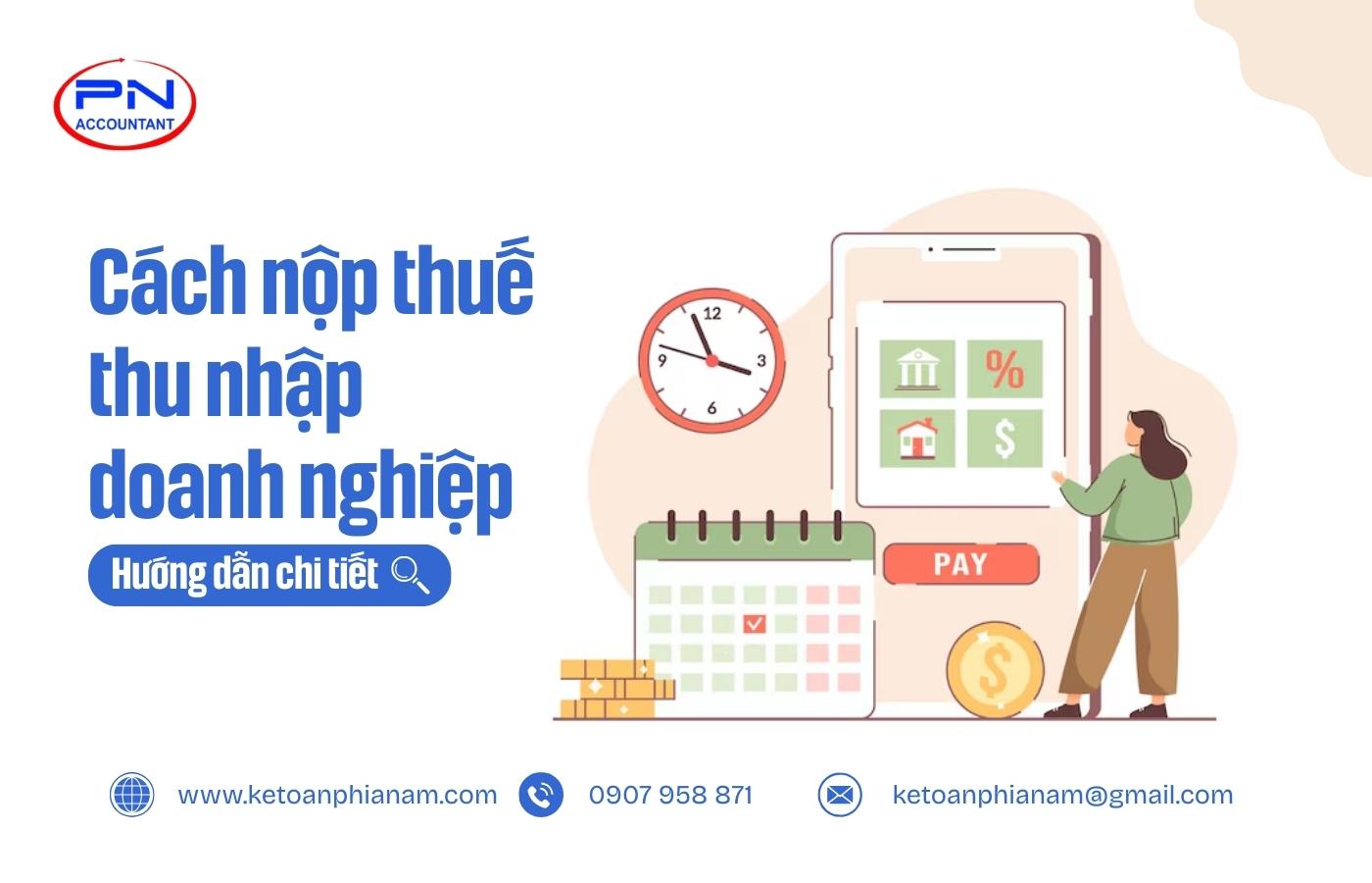 Cách nộp thuế thu nhập doanh nghiệp tạm tính qua mạng