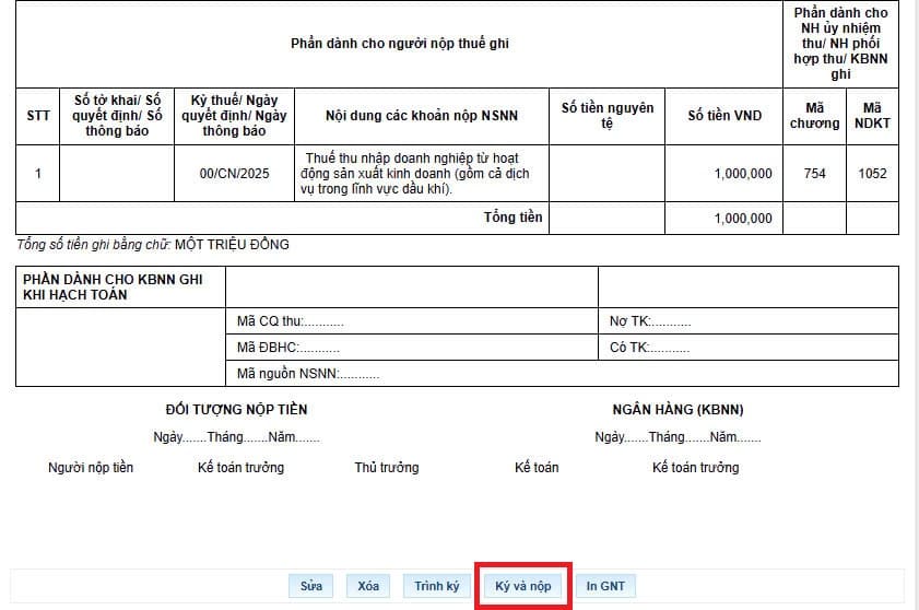 cách nộp thuế thu nhập doanh nghiệp trên thuế điện tử