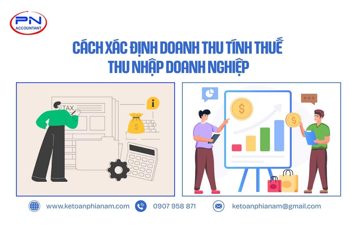 Cách xác định doanh thu khi tính thuế thu nhập doanh nghiệp