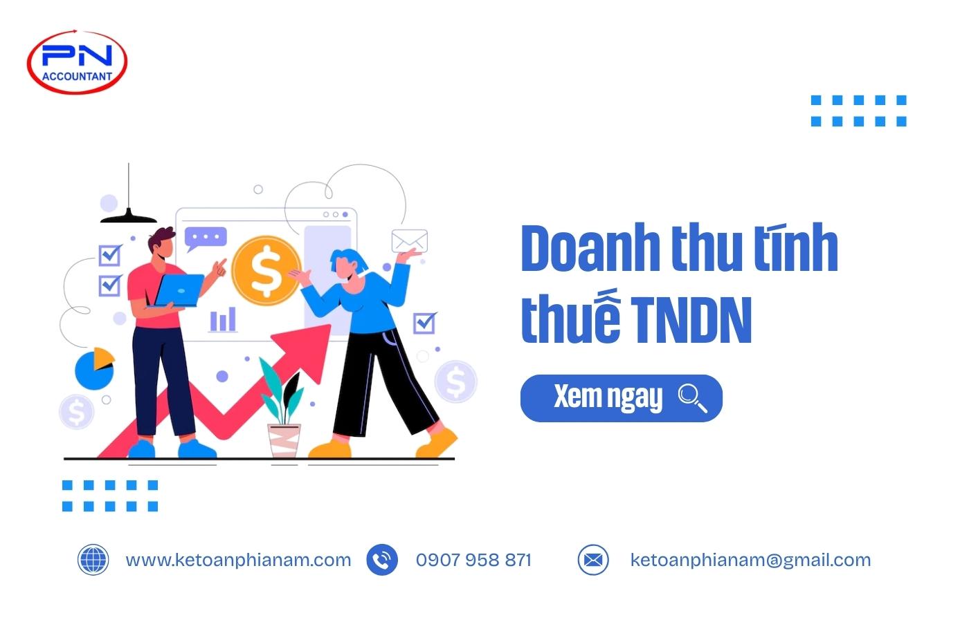 Doanh thu tính thuế TNDN là gì? Cách xác định & ví dụ