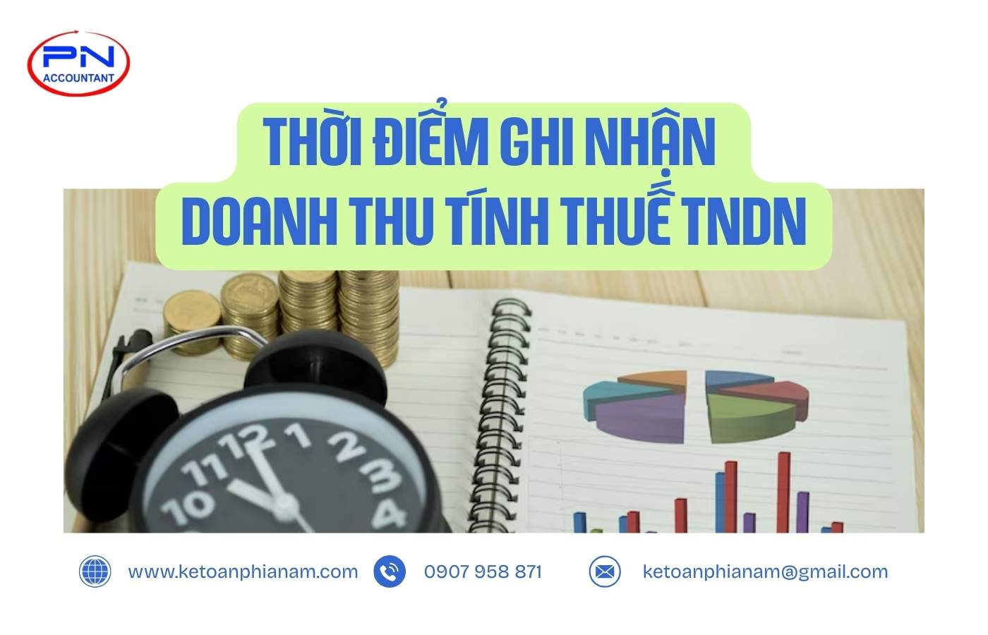 Thời điểm ghi nhận doanh thu tính thuế TNDN là khi nào?