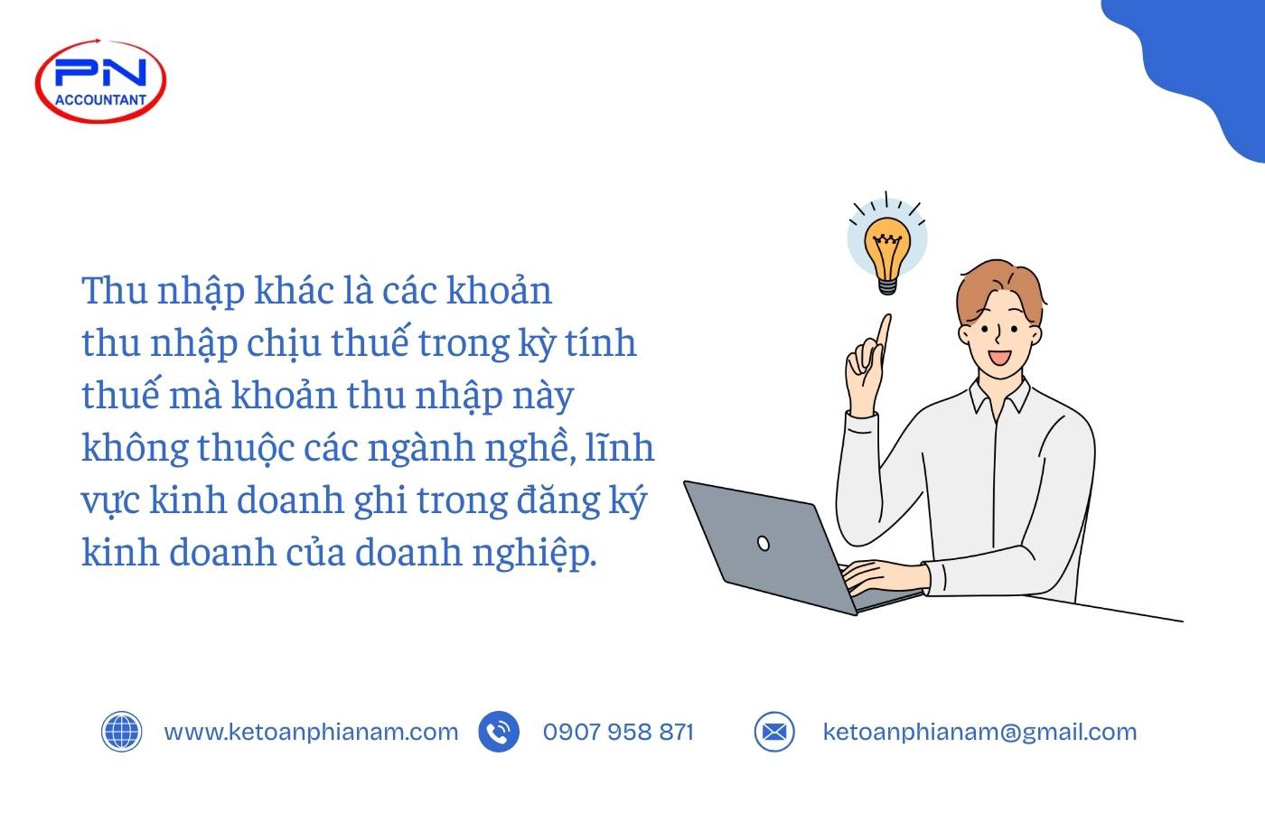 Các khoản thu nhập khác chịu thuế TNDN