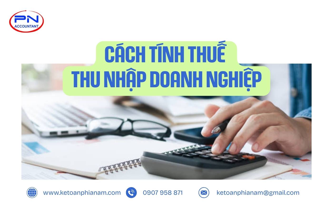 Cách tính thuế TNDN