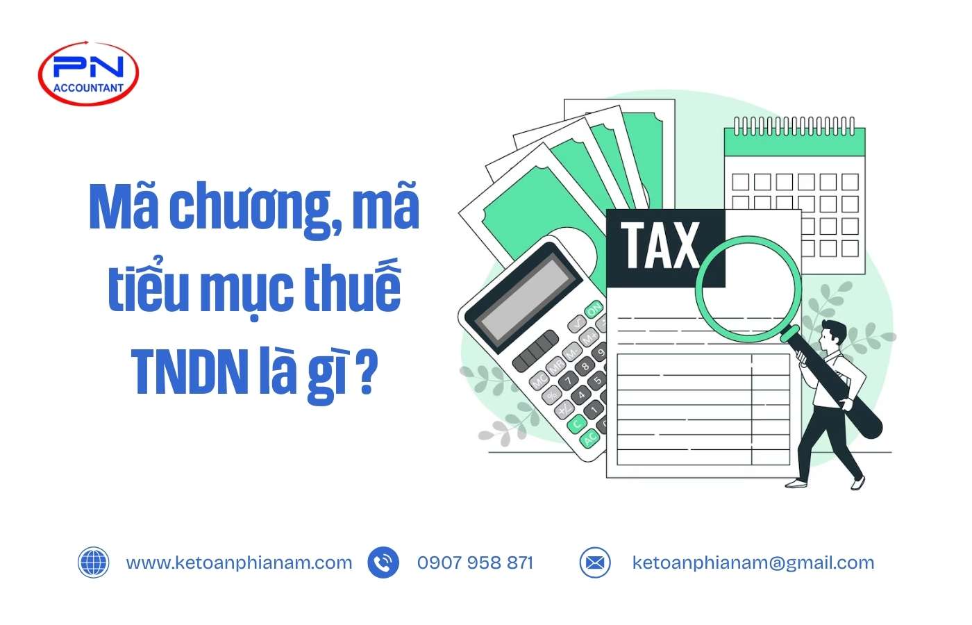 Mã chương, mã tiểu mục thuế TNDN là gì?