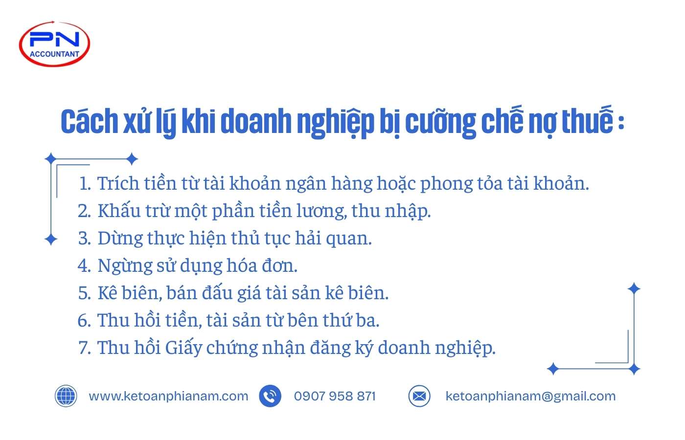 Các cách xử lý khi doanh nghiệp bị cưỡng chế nợ thuế