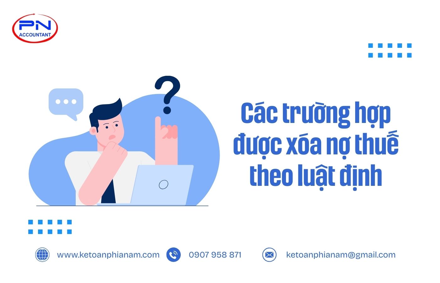 Các trường hợp được xóa nợ thuế theo luật định