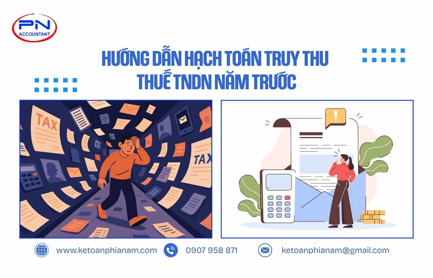 Hướng dẫn hạch toán truy thu thuế TNDN năm trước