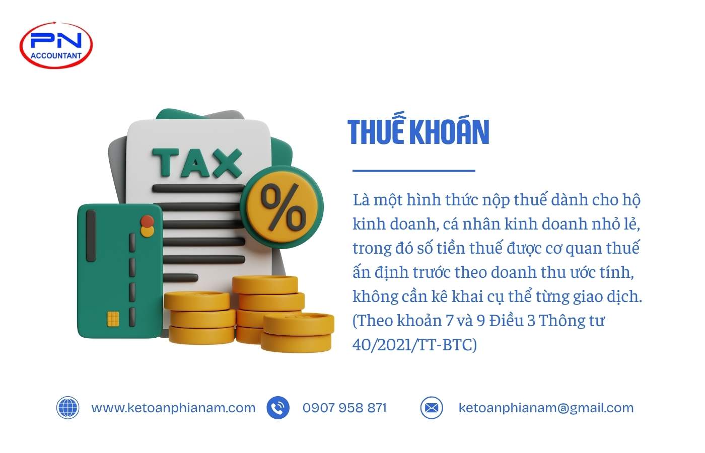 Thuế khoán là gì?