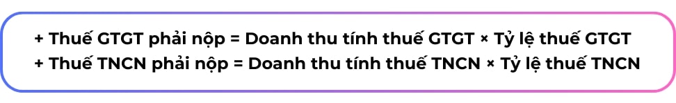 Cách tính thuế của hộ kinh doanh theo phương pháp kê khai
