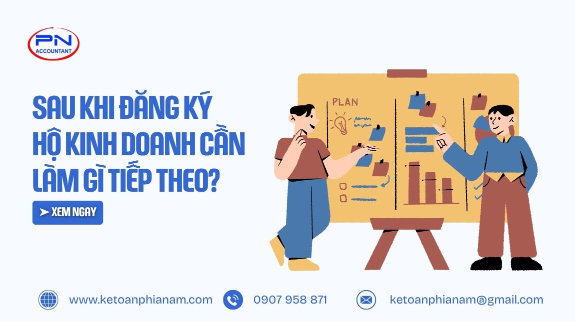 Sau khi đăng ký hộ kinh doanh cần làm gì tiếp theo?
