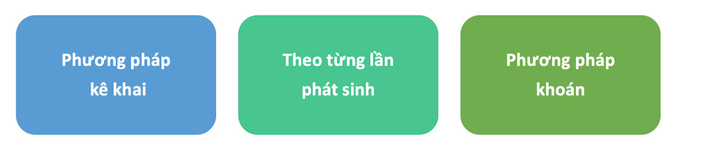 3 phương pháp tính thuế trực tiếp trên doanh thu đối với hộ, cá nhân kinh doanh