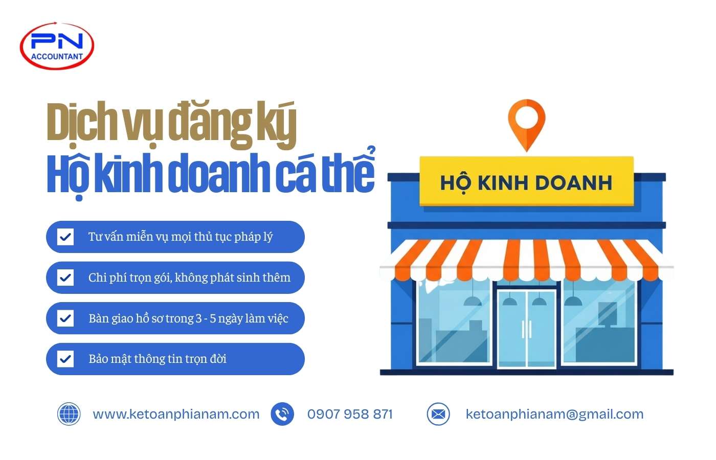 Dịch vụ đăng ký hộ kinh doanh cá thể trọn gói, uy tín, giá rẻ