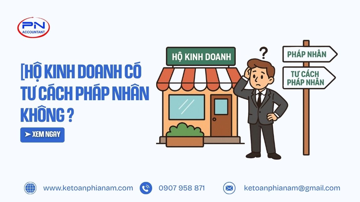 [Tìm hiểu] Hộ kinh doanh có tư cách pháp nhân không?