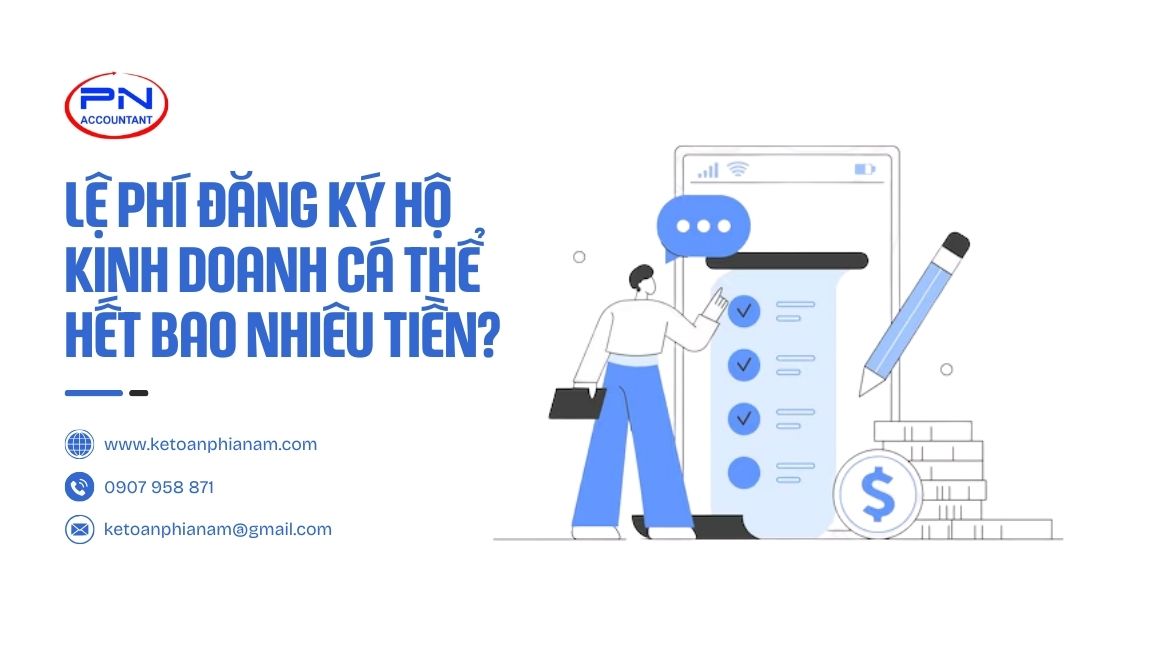 Lệ phí đăng ký hộ kinh doanh cá thể hết bao nhiêu tiền?