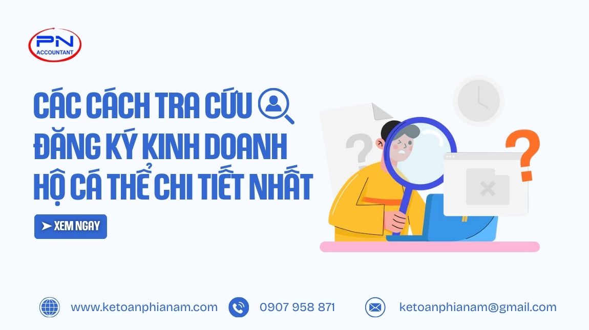 Các cách tra cứu đăng ký kinh doanh hộ cá thể chi tiết nhất