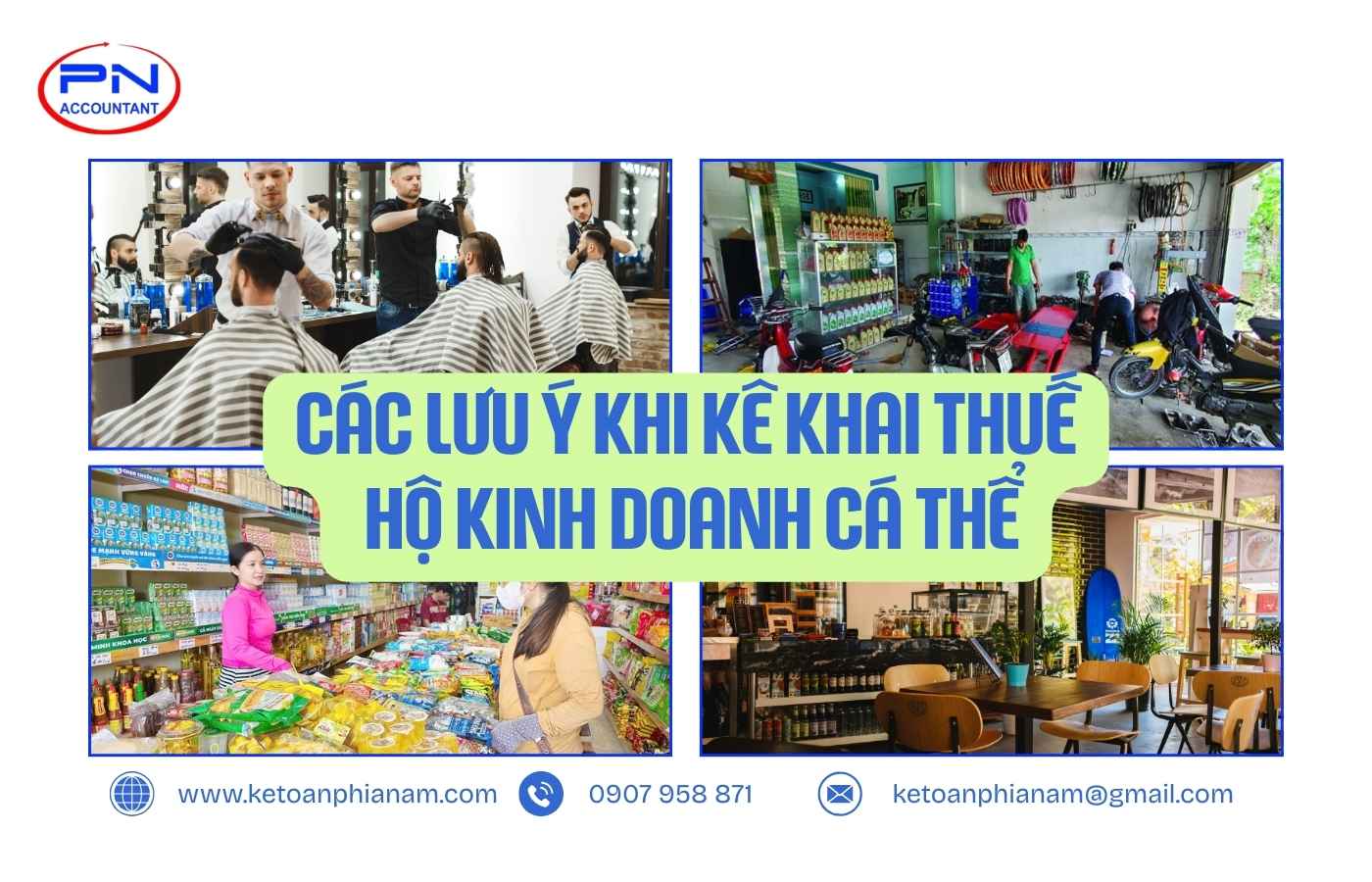 Các lưu ý khi kê khai thuế hộ kinh doanh cá thể